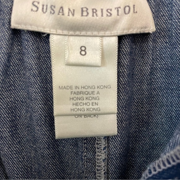 Susan Bristol Blue Jean Denim Maxi Skirt 8 - Picture 3 of 8